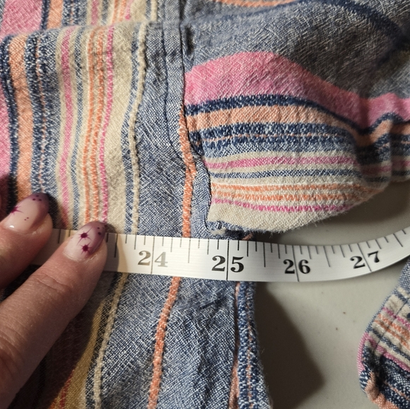 Isaac Mizrahi Striped Shirt - Picture 6 of 7